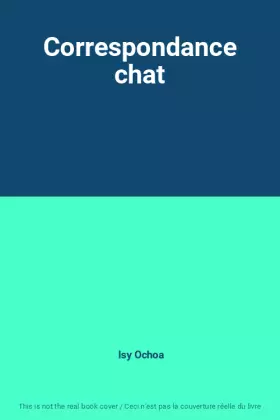 Couverture du produit · Correspondance chat