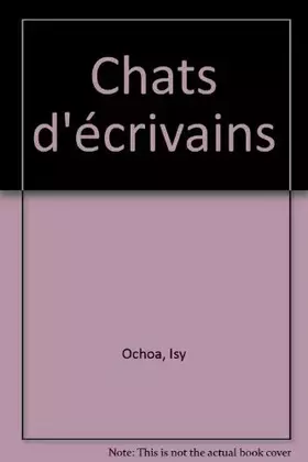 Couverture du produit · Chats d'écrivains