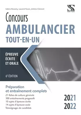 Couverture du produit · Concours ambulancier : Tout-en-un 2021-2022