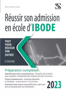 Couverture du produit · Réussir son admission en école d'IBODE 2023