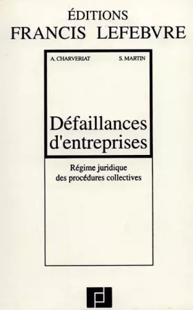 Couverture du produit · Défaillances d'Entreprises