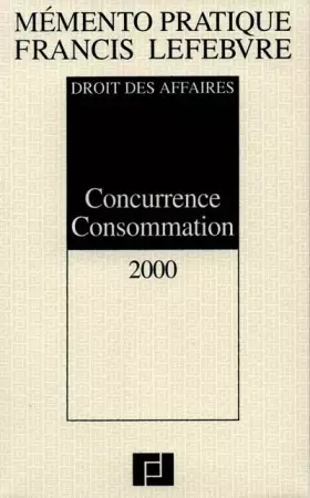 Couverture du produit · Mémento Concurrence Consommation