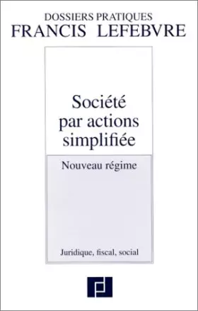Couverture du produit · Société par actions simplifiée