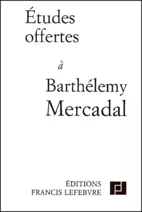 Couverture du produit · Etudes offertes à Barthélemy Mercadal