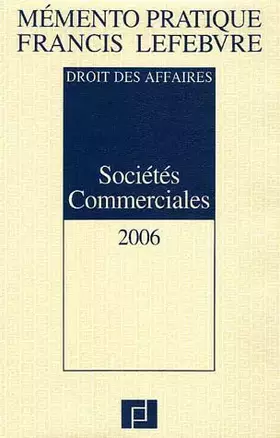 Couverture du produit · Sociétés Commerciales