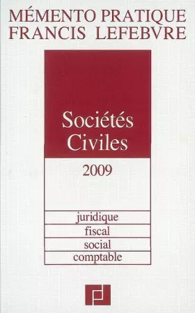 Couverture du produit · Sociétés civiles