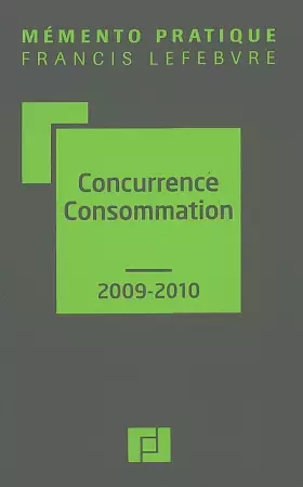 Couverture du produit · Concurrence Consommation