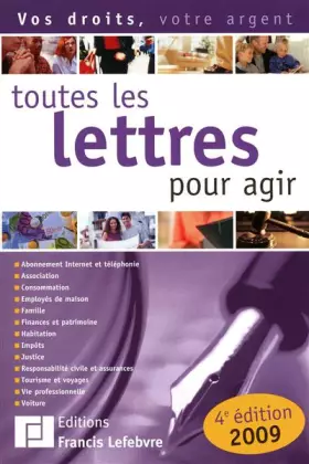 Couverture du produit · Toutes les lettres pour agir