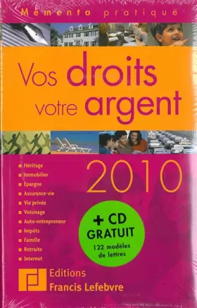 Couverture du produit · Vos droits votre argent (1Cédérom)