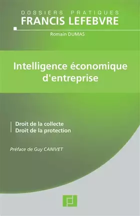 Couverture du produit · Intelligence économique d'entreprise