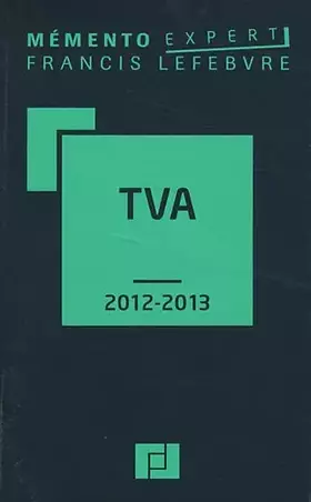 Couverture du produit · MEMENTO TVA