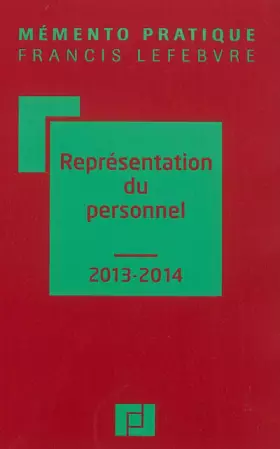 Couverture du produit · Représentation du personnel