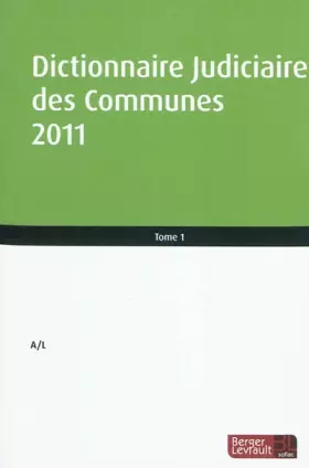 Couverture du produit · DICT JUDI DES COMM 11 2V (0)