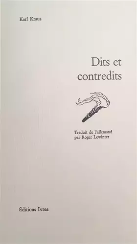 Couverture du produit · Dits et contredits