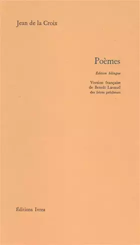 Couverture du produit · Poèmes