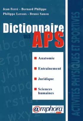 Couverture du produit · Dictionnaire des APS