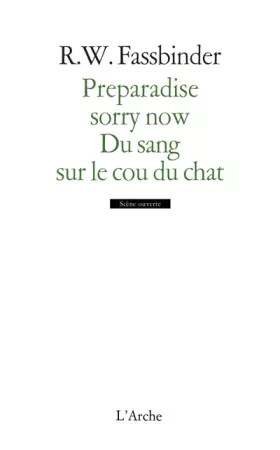 Couverture du produit · Preparadise sorry now / Du sang sur le cou du chat
