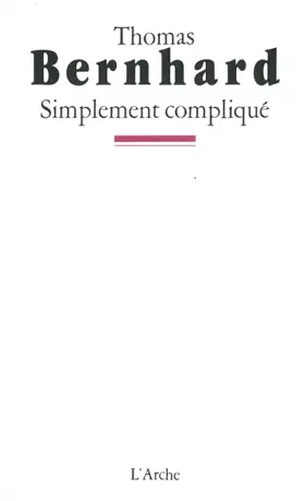 Couverture du produit · Simplement compliqué
