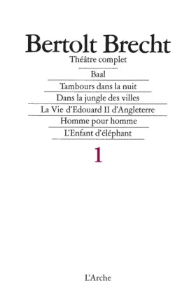 Couverture du produit · Baal  Théâtre complet, tome 1