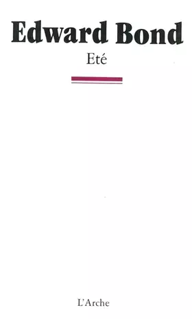 Couverture du produit · Été