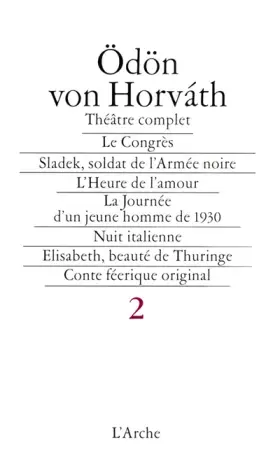 Couverture du produit · Théâtre complet, tome 2