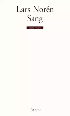 Couverture du produit · Sang
