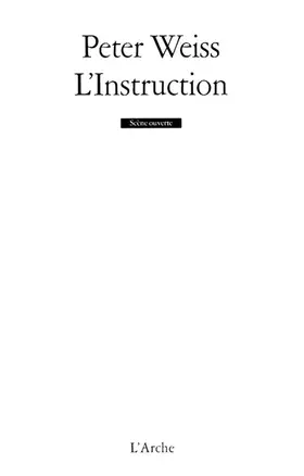 Couverture du produit · L’Instruction