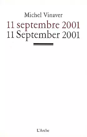 Couverture du produit · 11 septembre 2001