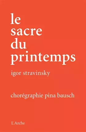 Couverture du produit · Le sacre du printemps