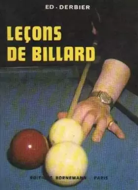 Couverture du produit · Lecons de billard