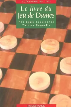 Couverture du produit · Le livre du jeu de dames