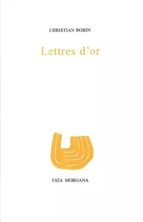 Couverture du produit · Lettres d'or