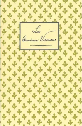 Couverture du produit · Les Quatrains valaisans