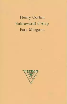 Couverture du produit · Suhrawardi d'alep