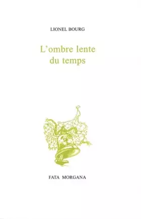 Couverture du produit · L'ombre lente du temps