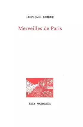 Couverture du produit · Merveilles de Paris