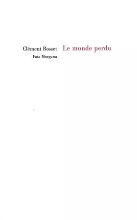 Couverture du produit · Le monde perdu