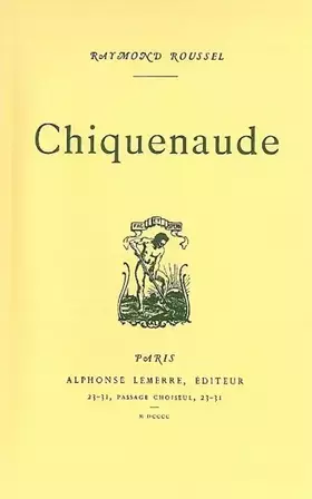 Couverture du produit · Chiquenaude