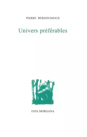 Couverture du produit · Univers préférables
