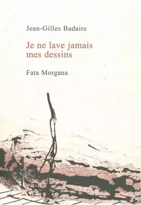 Couverture du produit · Je ne lave jamais mes dessins