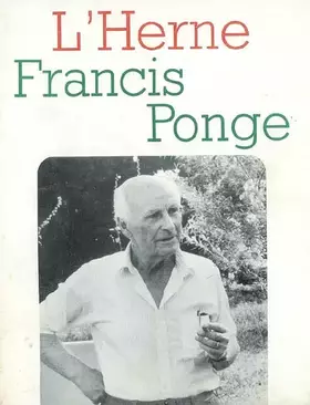 Couverture du produit · Francis Ponge