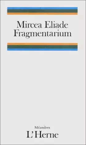 Couverture du produit · Fragmentarium
