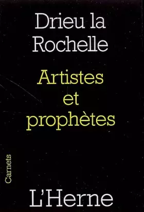Couverture du produit · Artistes et prophètes