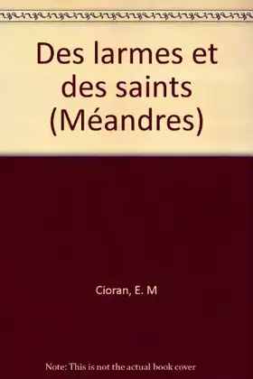 Couverture du produit · Des Larmes et des saints