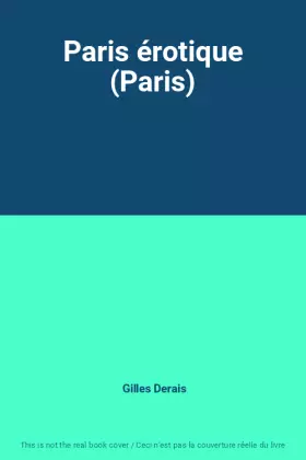 Couverture du produit · Paris érotique (Paris)