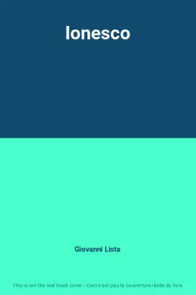 Couverture du produit · Ionesco