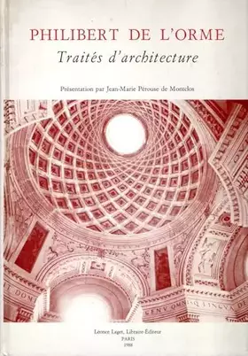 Couverture du produit · Traités d'architecture
