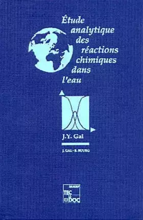 Couverture du produit · Etude analytique des réactions chimiques dans l'eau
