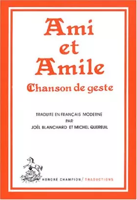Couverture du produit · Ami et Amile. Chanson de geste