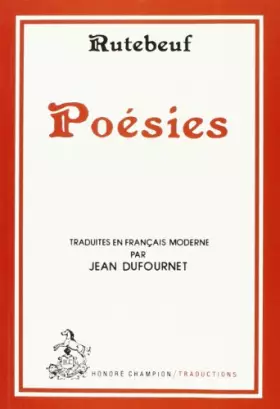 Couverture du produit · Poésies